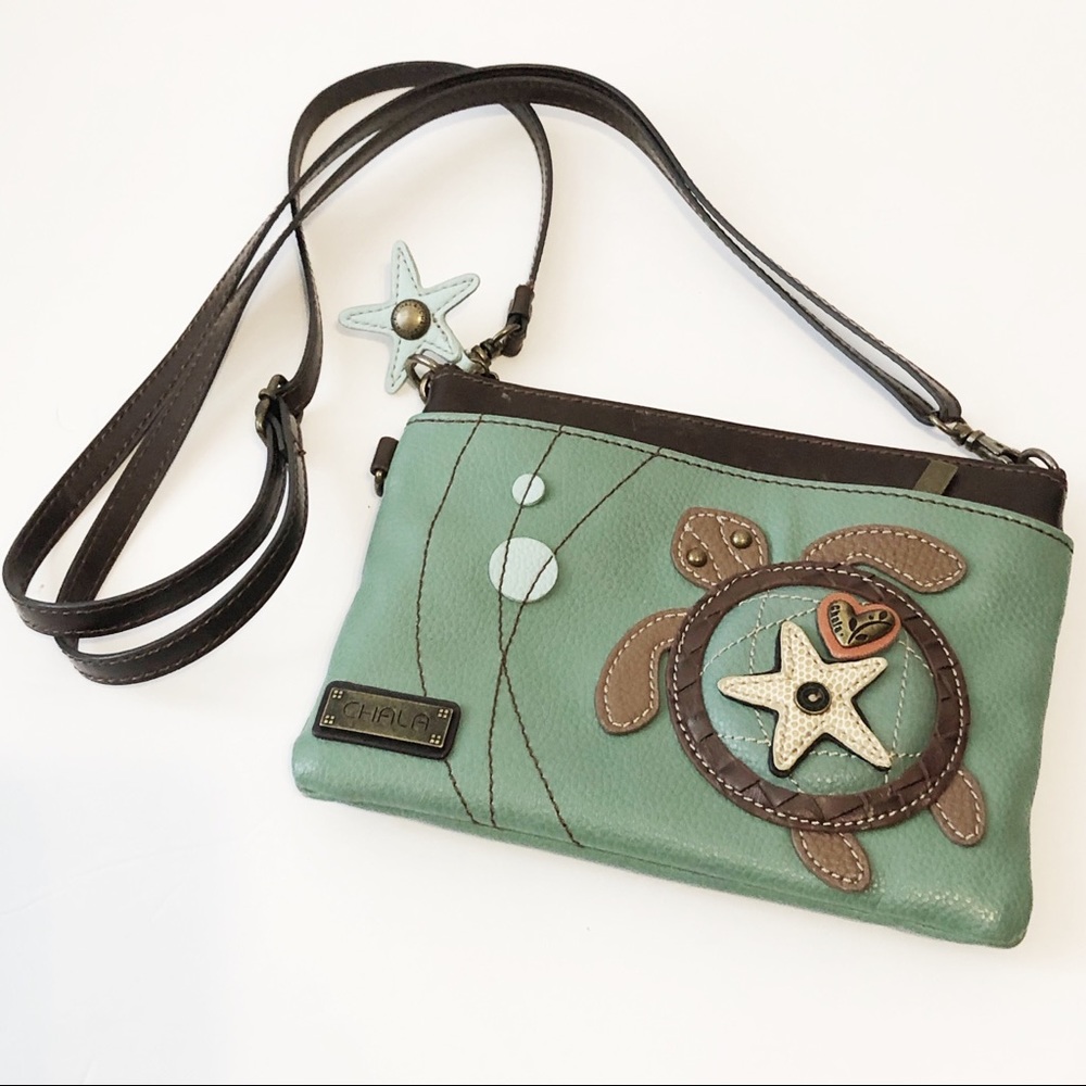 Chala crossbody bag purse turtle leather